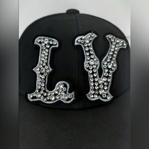 Rhinestone Embellished Letter Patches